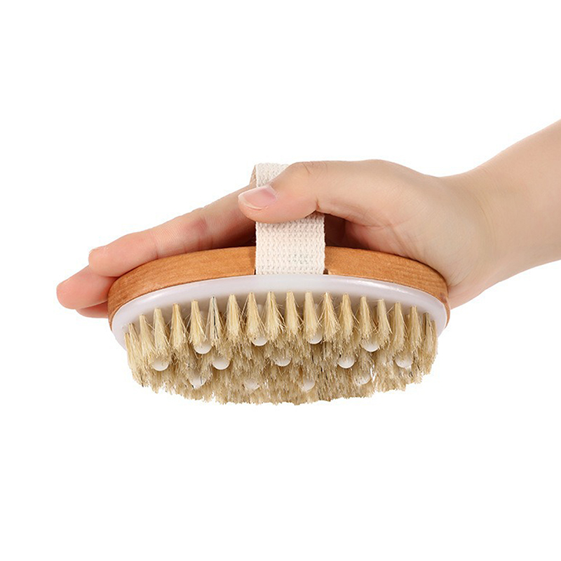 فرشاة استحمام خشبية للتقشير وت - مراجعة Dry Brush Body وسعره