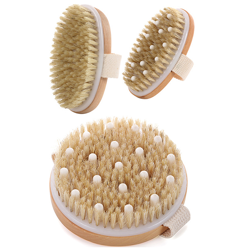 فرشاة استحمام خشبية للتقشير وت - مراجعة Dry Brush Body وسعره